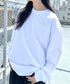 THE NORTH FACE(ザ・ノースフェイス)/ワンポイント ロゴプリント クルーネック 長袖 無地 ロンT /M'S EVERLITTE L/S TEE | IM2263012 | ホワイト