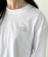 THE NORTH FACE(ザ・ノースフェイス)/ワンポイント ロゴプリント クルーネック 長袖 無地 ロンT /M'S EVERLITTE L/S TEE | IM2263012 | ホワイト