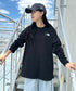 THE NORTH FACE(ザ・ノースフェイス)/ワンポイント ロゴプリント クルーネック 長袖 無地 ロンT /M'S EVERLITTE L/S TEE | IM2263012 | ブラック