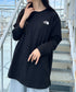 THE NORTH FACE(ザ・ノースフェイス)/ワンポイント ロゴプリント クルーネック 長袖 無地 ロンT /M'S EVERLITTE L/S TEE | IM2263012 | ブラック
