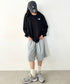 THE NORTH FACE(ザ・ノースフェイス)/ワンポイント ロゴプリント クルーネック 長袖 無地 ロンT /M'S EVERLITTE L/S TEE | IM2263012 | ブラック