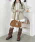 レースフリルオーバーチェックシャツ | SL2263021 | ライトグリーン