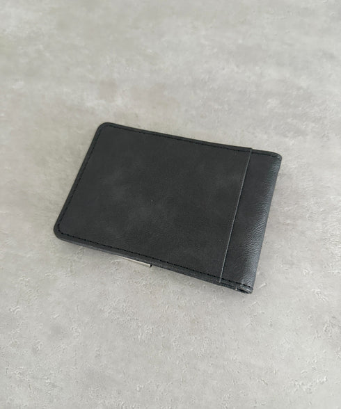 シルバーマネークリップ コンパクト財布 | MD6266028 | ブラック