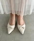 ツイストデザイン7cmヒールパンプス | MD3266035 | アイボリー