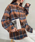 ビックシルエットメンズライクチェックシャツ | MD2266043 | ブラウン