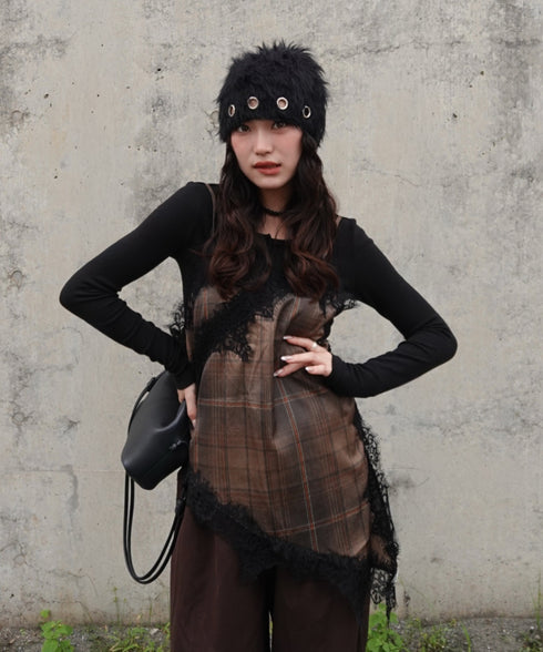 【販売開始：10月9日(金) PM12:00～】【陽世×Bammコラボ】アソートサテンレースキャミ | BA2266067 | カーキ
