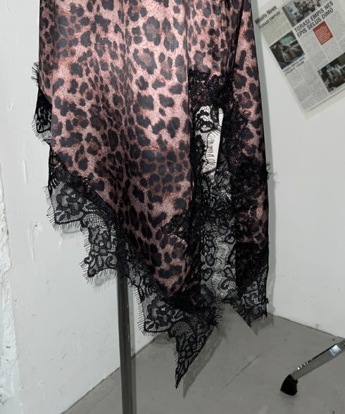 【販売開始：10月9日(金) PM12:00～】【陽世×Bammコラボ】アソートサテンレースキャミ | BA2266067 | レオパード