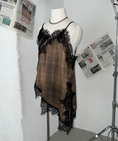 【販売開始：10月9日(金) PM12:00～】【陽世×Bammコラボ】アソートサテンレースキャミ | BA2266067 | カーキ