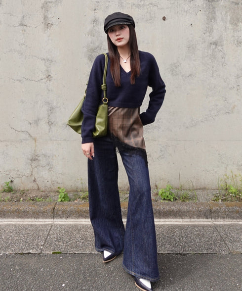 【販売開始：10月9日(金) PM12:00～】【陽世×Bammコラボ】アソートサテンレースキャミ | BA2266067 | カーキ