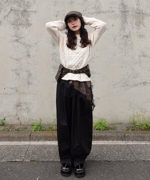 【販売開始：10月9日(金) PM12:00～】【陽世×Bammコラボ】アソートサテンレースキャミ | BA2266067 | カーキ