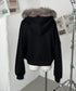 【販売開始：10月9日(金) PM12:00～】【陽世×Bammコラボ】ノルディックダブルジップファーパーカー | BA2266070 | ブラック