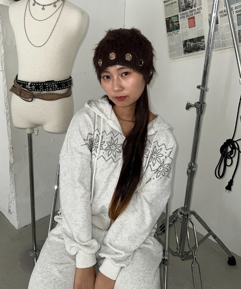 【販売開始：10月9日(金) PM12:00～】【陽世×Bammコラボ】アイレットシャギービーニー | BA5266071 | ブラウン