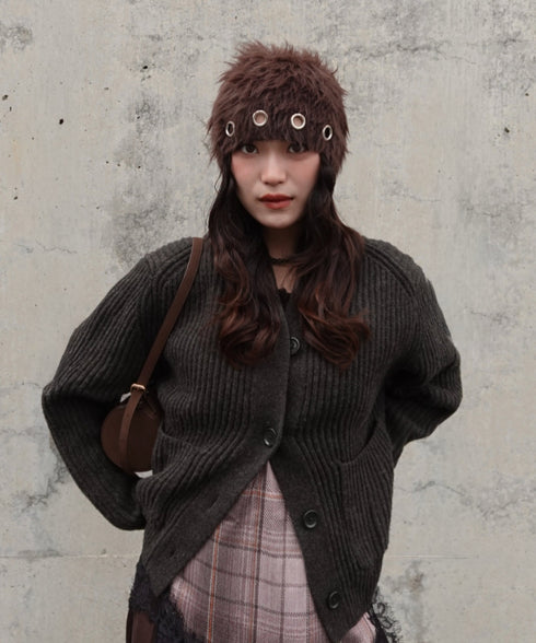 【販売開始：10月9日(金) PM12:00～】【陽世×Bammコラボ】アイレットシャギービーニー | BA5266071 | ブラウン