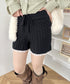 レースヘムニットショートパンツ | SL2264035 | ブラック