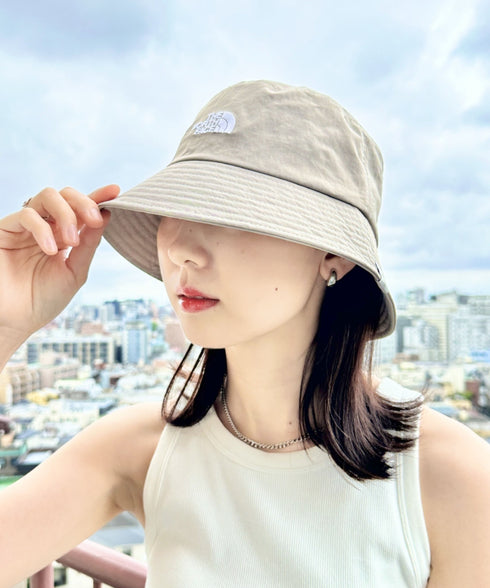 THE NORTH FACE(ザ・ノースフェイス)/ワンポイント ブランドロゴ刺繍 バケットハット/STANDARD BUCKET HAT | IM5242030 | ベージュ