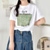 チェックボックスロゴプリント半袖Tシャツ | SL2262007 | グリーン