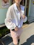 volume nylon jacket | SL2231657 | ホワイト