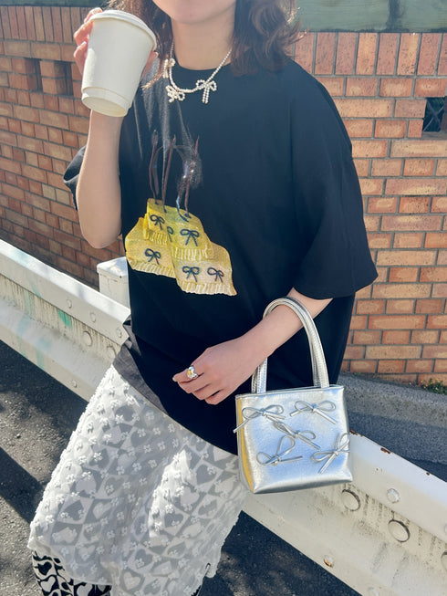 ribbon cake tee | SL2241601 | ブラック