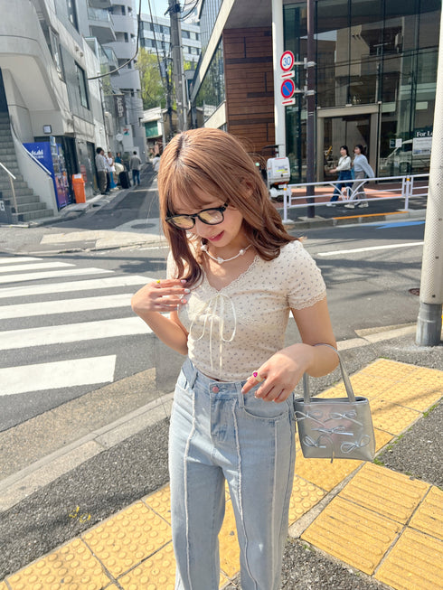 フラワーリボンレーストップス | SL2241643 | アイボリー