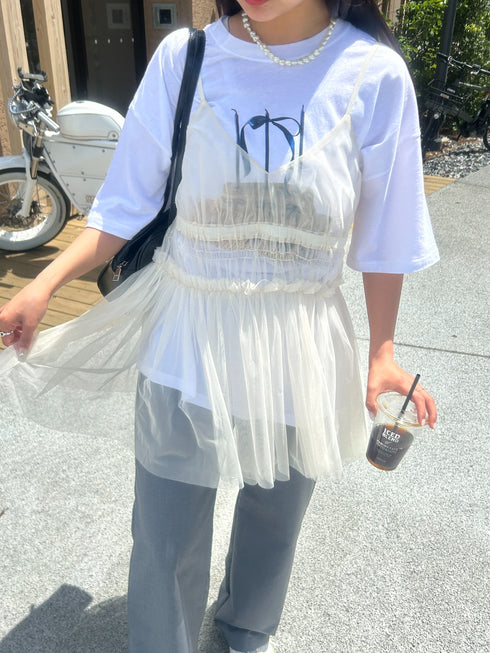 ribbon cake tee | SL2241601 | ホワイト