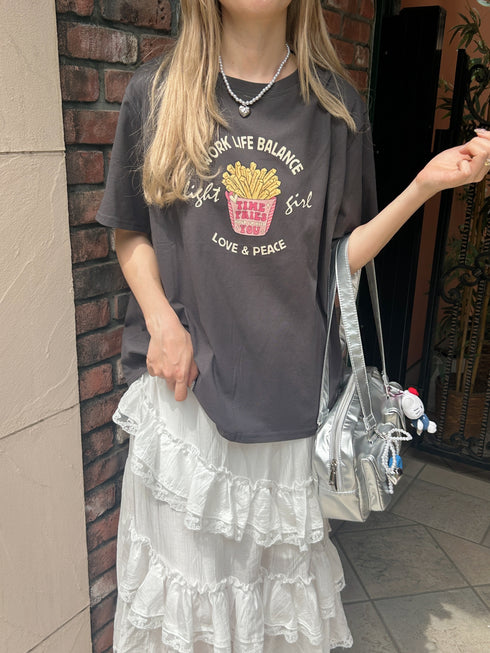 vintage potato tee | SL2242662 | チャコール