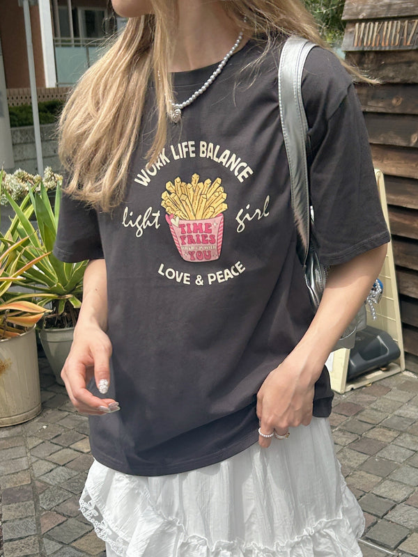 vintage potato tee | SL2242662 | チャコール