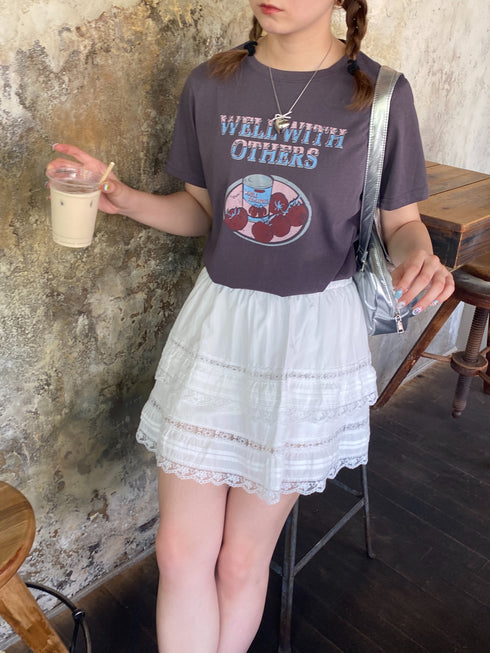 vintage tomato tee | SL2242619 | チャコールグレー