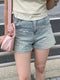 リボンパールデニムショートパンツ | SL2242635 | ブルー