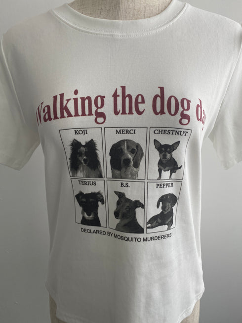 dog print tee | SL2242636 | ライトグレー