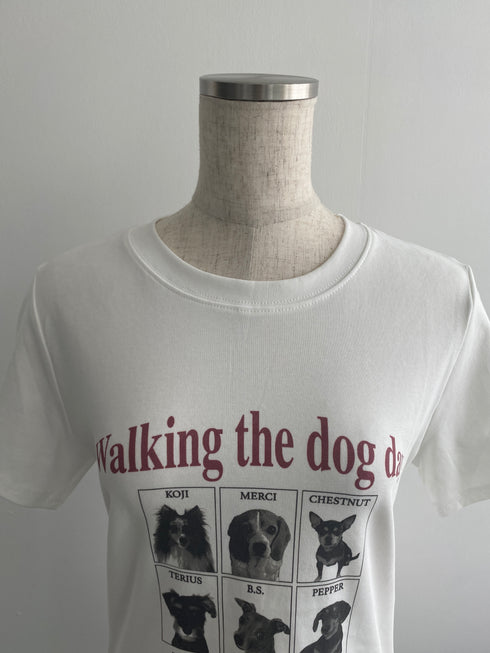 dog print tee | SL2242636 | ライトグレー