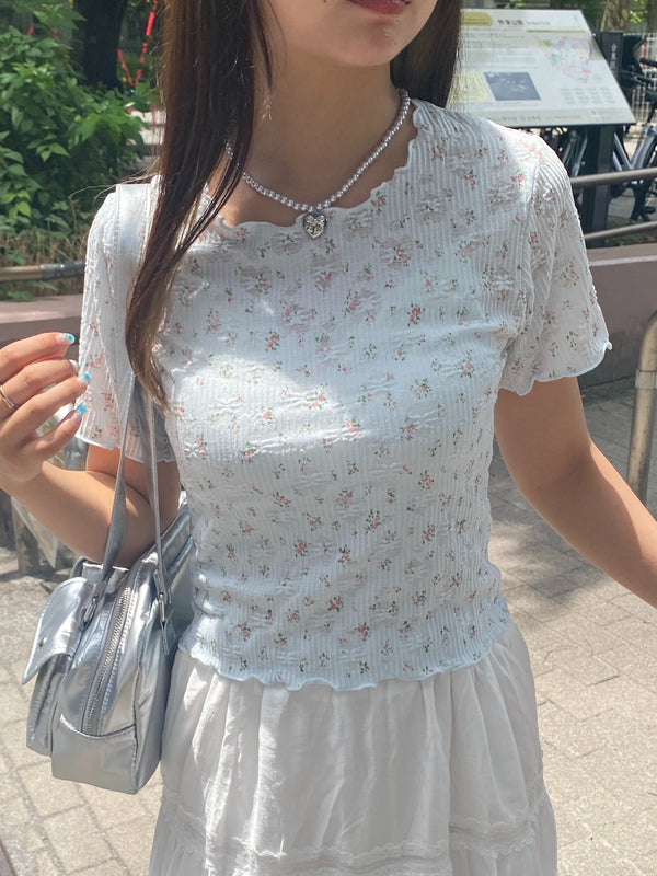 flower tee | SL2242639 | ブルー