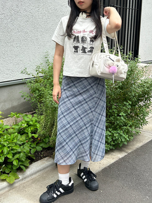 dog print tee | SL2242636 | ライトグレー