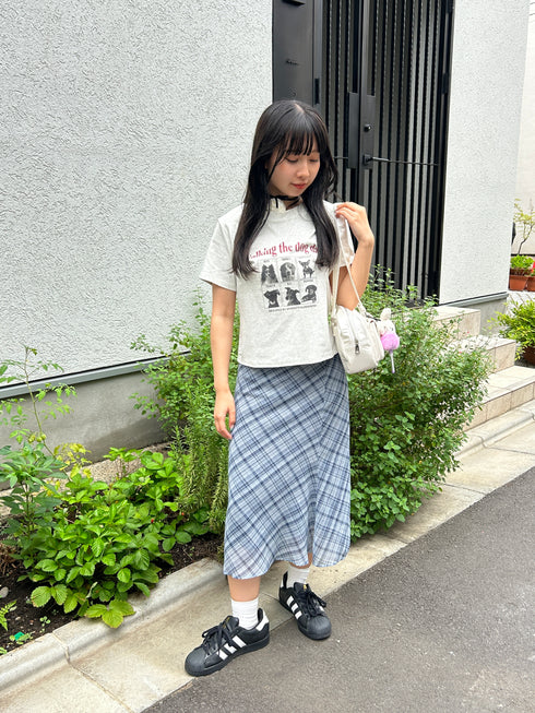 dog print tee | SL2242636 | ライトグレー