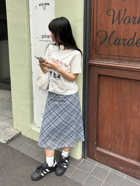 dog print tee | SL2242636 | ライトグレー