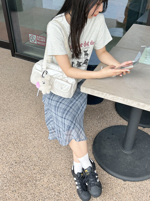 dog print tee | SL2242636 | ライトグレー