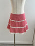 check lace mini skirt | SL2243633 | レッド