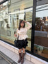 vintage pastel flower tops | SL2243667 | ブルー