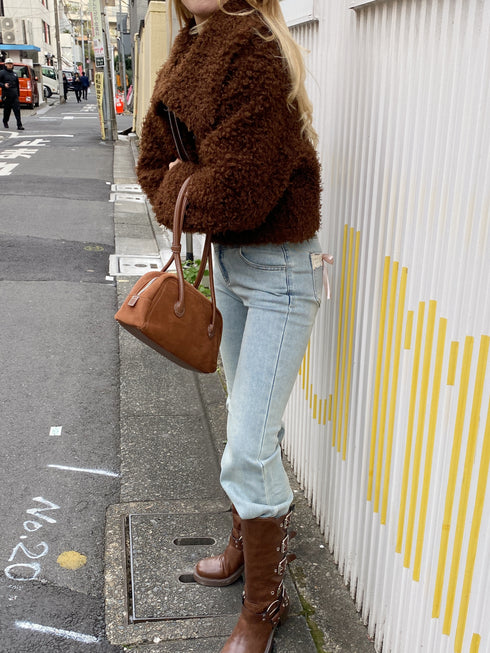 suede shoulder bag | SL1243604 | ブラウン