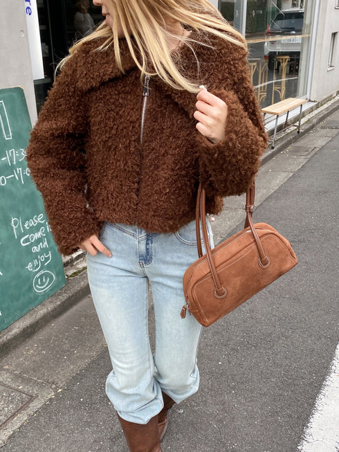suede shoulder bag | SL1243604 | ブラウン