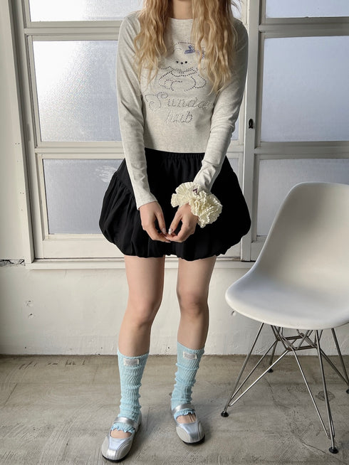 バルーンミニスカート | SL2251616 | ブラック