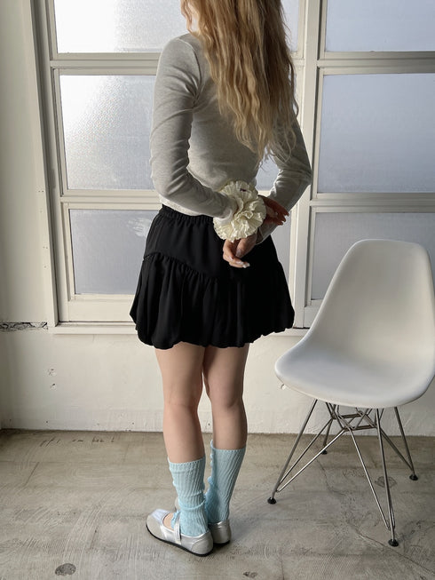 バルーンミニスカート | SL2251616 | ブラック