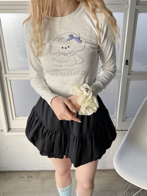 バルーンミニスカート | SL2251616 | ブラック