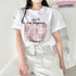 チェックボックスロゴプリント半袖Tシャツ | SL2262007 | ピンク