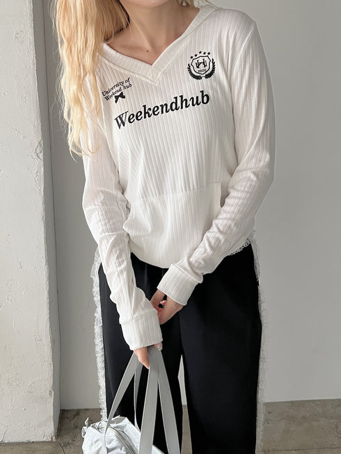 スポーツフーディートップス | SL2251637 | ホワイト