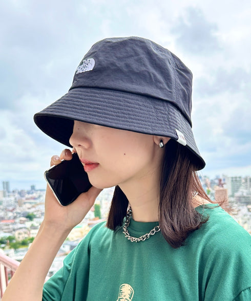 THE NORTH FACE(ザ・ノースフェイス)/ワンポイント ブランドロゴ刺繍 バケットハット/STANDARD BUCKET HAT | IM5242030 | ブラック