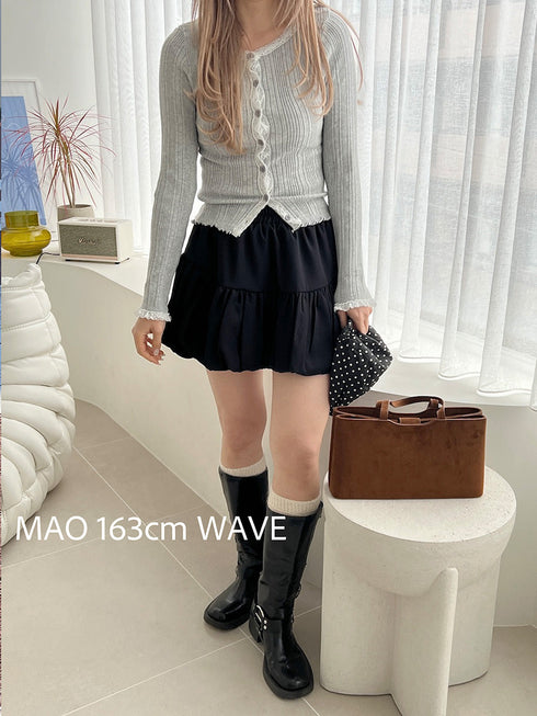 バルーンミニスカート | SL2251616 | ブラック