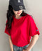 Champion Authentic T-SHIRTS/チャンピオン サイズ展開多数 コットン 無地 1/2スリーブ 半袖 Tシャツ | 2191052 | レッド系その他