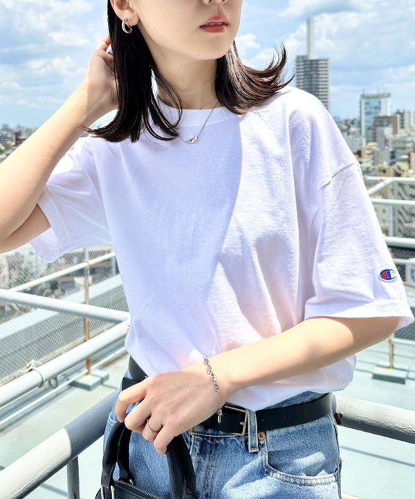 Champion Authentic T-SHIRTS チャンピオン サイズ展開多数 コットン 無地 1/2スリーブ 半袖 Tシャツ | 2191052 | ホワイト