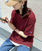 Champion Authentic T-SHIRTS チャンピオン サイズ展開多数 コットン 無地 1/2スリーブ 半袖 Tシャツ | 2191052 | マルーン