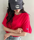 Champion Authentic T-SHIRTS/チャンピオン サイズ展開多数 コットン 無地 1/2スリーブ 半袖 Tシャツ | 2191052 | レッド系その他